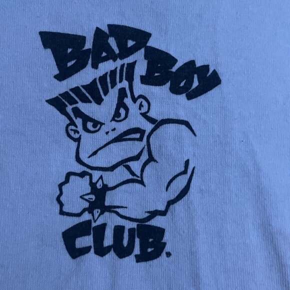 Vintage Bad Boy Club Shirt Men’s X-Large White Single Stitch "Not For Everyone" - Picture 3 of 9